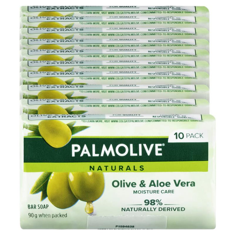 Buy Palmolive Naturals Moisture Care Bar Soap Aloe & Olive Extracts 10 ...